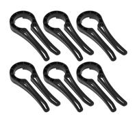 BESTonZON 6 Pièces serrure de protection de cuisine verrouillage de bouton de poêle boutons de cuisinière à gaz à l'épreuve des bébés sécurité enfant pour cuisinière à gaz Black