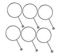 BESTonZON 6 Pièces Support Mural Multi-Sports Métal Noir Porte-Ballon Ajustable pour Rangement Football Basketball Volleyball à et Salle de Sport