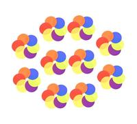 BESTonZON 60pièces Marqueurs De Tapis Circulaires Points Pour Points Enseignants Garçon Fille Jeux Enseignement Guides Salles De Classe