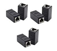 BESTonZON 6pièces Adaptateur Coupleur Ethernet Connecteur Inline pour Extension De Câble Réseau Pratique Et Facile à Utiliser