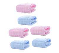 BESTonZON 6pièces Lot De Bavoirs Pour Garçon Fille Débarbouillettes Mousseline Pour Salive Serviettes Né