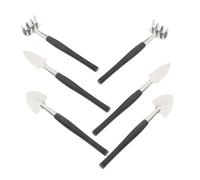 BESTonZON 6pièces Outils pour Plantes Succulentes Mini Truelle Pelle Râteau Accessoires De Jardinage Petits Outils à Main pour Entretien du Sol Plantes Succulentes Intérieur Et Bonsaïs