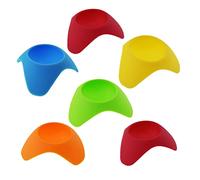 BESTonZON 6pièces Support Silicone pour Porte- pour Œufs Durs Et Coquetiers Accessoire Pratique pour Déjeuner Et Brunch