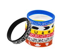 BESTonZON 7 pièces Bracelets Silicone à Thème Western pour Fête et Élastiques Accessoires Confortables pour Hommes et Femmes