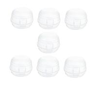 BESTonZON 7 Pièces Couvercle De L'interrupteur Couvertures D'écart De Réchaud Pour Bébé Boutons De Cuisinière à Gaz Four à Gaz Couvercle Du Bouton Du Four Pour Bébé Couvre-boutons Pp Blanche