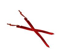 BESTonZON 7 pièces Piquets de Tente Spirale Aluminium Lot de Piquets Robustes avec Cordon Réfléchissant pour Camping et Fixation Sécurisée Meuble Sable et