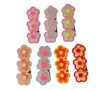 BESTonZON 7pièces Barrettes Acrylique Forme De Fleur De Épingles à Cheveux Décoratives Accessoires Élégants Pour Filles Idéales Pour Mariages Fêtes Et Usage Quotidien