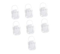 BESTonZON 7pièces Boîte De Rangement Pour Sucette De Conteneur Portable Pour Accessoires Garçon Fille Anti-poussière Pour Garçon Et Fille