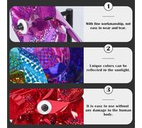 BESTonZON 7pièces Moulin à Vent Décoratif pour Jardin avec Réflecteur Appareil De Décoration Extérieur pour Oiseaux Fournitures De Jardinage