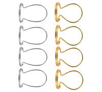 BESTonZON 8 Médiators Métalliques pour Guitare Fingerstyle, Protège-Doigts Légers et Solide, Compatibles Guitare Acoustique, Électrique et Ukulélé