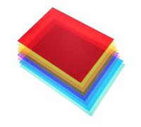 BESTonZON 8 Pièces Feuille de PVC de Couleur Films translucides PVC Résistant aux Rayures Film de PVC One Piece One pièce Lire des Films Accessoires de Lecture utiles Amende a4