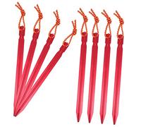 BESTonZON 8 Pièces Lot de Piquets De Tente Piquets De Jardin à pour Auvent Et Camping