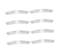 BESTonZON 8 pièces Lot de Réflecteurs de Rayons Vélo Blancs Bandes Réfléchissantes Faciles à Installer pour Sécurité Nocturne Compatibles VTT et Vélo Adulte Protection Visibilité Spoke