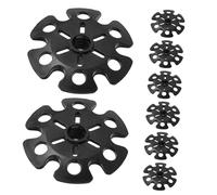 BESTonZON 8 Pièces Paniers à Neige pour Bâtons de Randonnée Lot de Embouts Antidérapants pour Bâtons de Marche Protection Neige Accessoires Polyvalents pour Activités de Plein Air