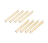 BESTonZON 8 pièces Supports Dominos Bois avec Inclinaison pour Jeux Alphabet et Bricolage DIY Organisateur de Plateaux Multifonction pour Accessoires Dominos