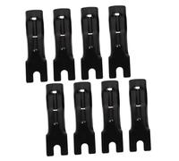 BESTonZON 8 Pièces Type Safety Flag Pole Brackets Durable Iron Mounting Accessories for Bicycle Motorcycle Tricycle Outdoor Riding