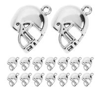 BESTonZON 80 Breloques Pendentifs en Alliage Vintage de Casque Sportif Accessoires DIY pour Création de Bijoux Bracelets et Colliers Breloques Sportives pour Fans et Loisirs Créatifs