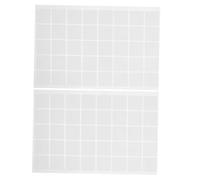 BESTonZON 80 pièces Lot de Pastilles Adhésives Double Face Transparentes Amovibles Bandes Carrées pour Fixation Murale sans Perçage Adaptées pour Bureau et Maison
