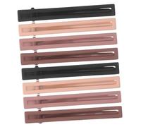 BESTonZON 8pièces Lot De Pinces à Cheveux Creuses Pinces Pince-nez Forme De Bec De Canard Barrettes Pour Cheveux Épais Outils De Coiffure Pour Femmes