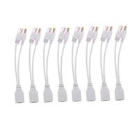 BESTonZON 8pièces Répartiteur Passif Ligne pour Réseau Adaptateur Répartiteur Connecteur Module Alimentation pour Surveillance De Caméra De Sécurité