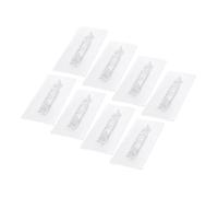 BESTonZON 8pièces Support De Rayonnage Adhésif Résistant Sans Perçage Piquets Transparent Pour Étagères De Cuisine Et Armoires Pratique Pour Organisation Et Rangement