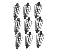 BESTonZON 9 Pièces Cage à Appâts Électrolytique pour Carpe Poids Panier Nourrisseur Robuste pour Eau Douce et Salée Lancer Longue Distance Accessoire Extérieur
