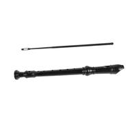 BESTonZON à Bec Soprano Plastique Abs Noir Transparent Instrument Musical pour Garçon Fille Débutants pour École et Maison