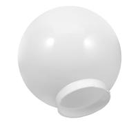BESTonZON Abat-jour Sphérique Blanc en Acrylique, 12,5cm, Diffuseur | Plafonnier ou Lampe de Chevet, Ouverture 9,5cm, Style Moderne, Usage Toute L'année