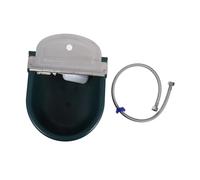 BESTonZON Abreuvoir Automatique pour Élevage Plastique avec Tuyau Tressé Bol Eau pour Moutons Chèvres Bovins Alimentation Continue et Eau pour Animaux de Ferme