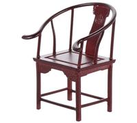 BESTonZON Abs pour Maquettes de Table à Sable Chaise Vintage Sculptée Décor Traditionnel Oriental Délicat