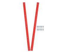 BESTonZON ABS Rails de Protection Orange pour Skateboard | Protection des Bords du Deck, Résistance aux Chocs, pour Longboard et Figures de Glisse