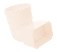 BESTonZON Adaptateur de Gouttière Carré vers Rond pour Eaux Pluviales Connecteur Drain de Gouttière Robuste Accessoire pour Système Évacuation des Eaux pour Récupération Eau et Prévention