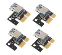 BESTonZON Adaptateurs Pci-e 1x à 16x de Fabrication Exquise Kit D'accessoires pour Ordinateur Cartes de Montage pour Minage 4 Pièces