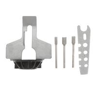 BESTonZON Affûteuse de Tronçonneuse Électrique Guide d'angle Outil Chaîne pour Meulage Précis Accessoire d'Affûtage de Rechange Noir Kit d'Accessoires pour Entretien de Chaîne