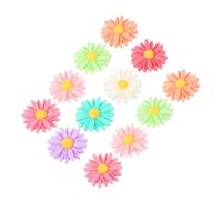 BESTonZON Aimants pour Réfrigérateur Fixation de Messages Forme Fleur 12pcs en Résine Magnet Décoratif Magnétique Couleur Aléatoire pour Tableau Blanc, Cuisine et Bureau