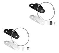 BESTonZON Ancres D'armoire 4 Pièces Dispositif Antichute Sécurité Meubles Coiffeuse Sangles D'armoire Ancre De Mur D'étagère Acier Laminé à Froid Rembobiner De Bébé Multifonction