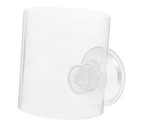 BESTonZON Anneau Alimentation pour Poissons avec Ventouse Distributeur Flottant Débordement pour Aquarium Accessoire Transparent Acrylique Compatible Réservoirs Variés