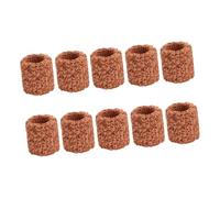 BESTonZON Anneaux de Gravité en Céramique pour Plantes Aquatiques 10 Pièces, Accessoires pour Aquarium, Fixation Stable et Filtration Biologique Style Aléatoire