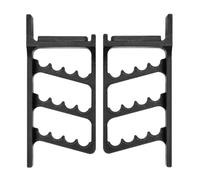 BESTonZON Arc Recurve en Pla Noir, Support Mural Présentoir à Flèches | Style Moderne et Traditionnel, Installation Facile et Retrait Rapide, pour Salle D'entraînement ou Garage