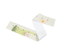 BESTonZON Autocollant en Toile Résistante la Déchirure Toise Mural Dinosaure Vert de Hauteur Repositionnable Style Enfantin pour Décorer la Chambre Garçon et Filles