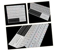 BESTonZON Autocollants de Piano Colorés pour Clavier Touches Stickers Notes pour Débutants Garçons Filles Sans Résidu Faciles à Poser et Retirer