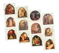 BESTonZON Autocollants Muraux Souris 3d Pour Chambre D'garçon Et Filles, Effet Nuit Luminescent, Pvc Solide, Décor Original Intérieur, Set De 12 Pièces