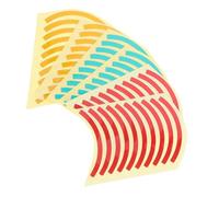 BESTonZON Autocollants Réfléchissants pour Manomètre 60 Pièces Rouge Jaune Vert Étiquettes Quart de Cercle Étanches UV pour Identification Pression Industrielle Sécurité Maintenance