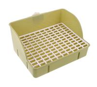 BESTonZON Bac À Litière pour Lapins Idéal pour L'Apprentissage De La Propreté en Intérieur Ce Bac À Litière Est Parfait pour Les Lapins Et Les Cages Il Est Également Idéal pour Les