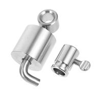 BESTonZON Balanceur de Poids Acier Inoxydable pour Broche de Rôtisserie Accessoire de Barbecue Réglable pour Cuisson Uniforme Compatible avec Grils Électriques et Brochettes