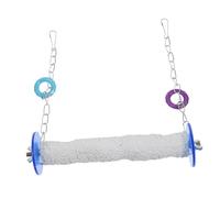 BESTonZON Balançoire Résistante pour Perroquets à Mâcher pour Perruches Accessoire Suspendu pour Cage Support Solide pour Oiseaux Décoration Simple et Robuste