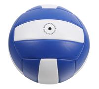 BESTonZON Ballon de Beach Volleyball Souple et Épais pour Débutants pour Entraînement Intérieur Extérieur Utilisation Piscine Parc Gym Bleu