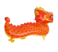 BESTonZON Ballon Dragon Chinois Rouge Décor Ornement Authentique pour Fête Décoration et Polyvalente