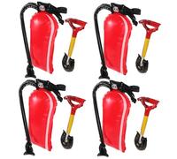 BESTonZON Ballons Gonflables Extincteur Et Pelle à Feu Garçon Et Filles Rouges 8 Pcs Décorations Fête Pompiers Anniversaire Thème Pompiers