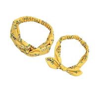 BESTonZON Bandeaux Parent-garçon Fille Bandeau Élastique Noué Pour Voyages Et Motif Lavande